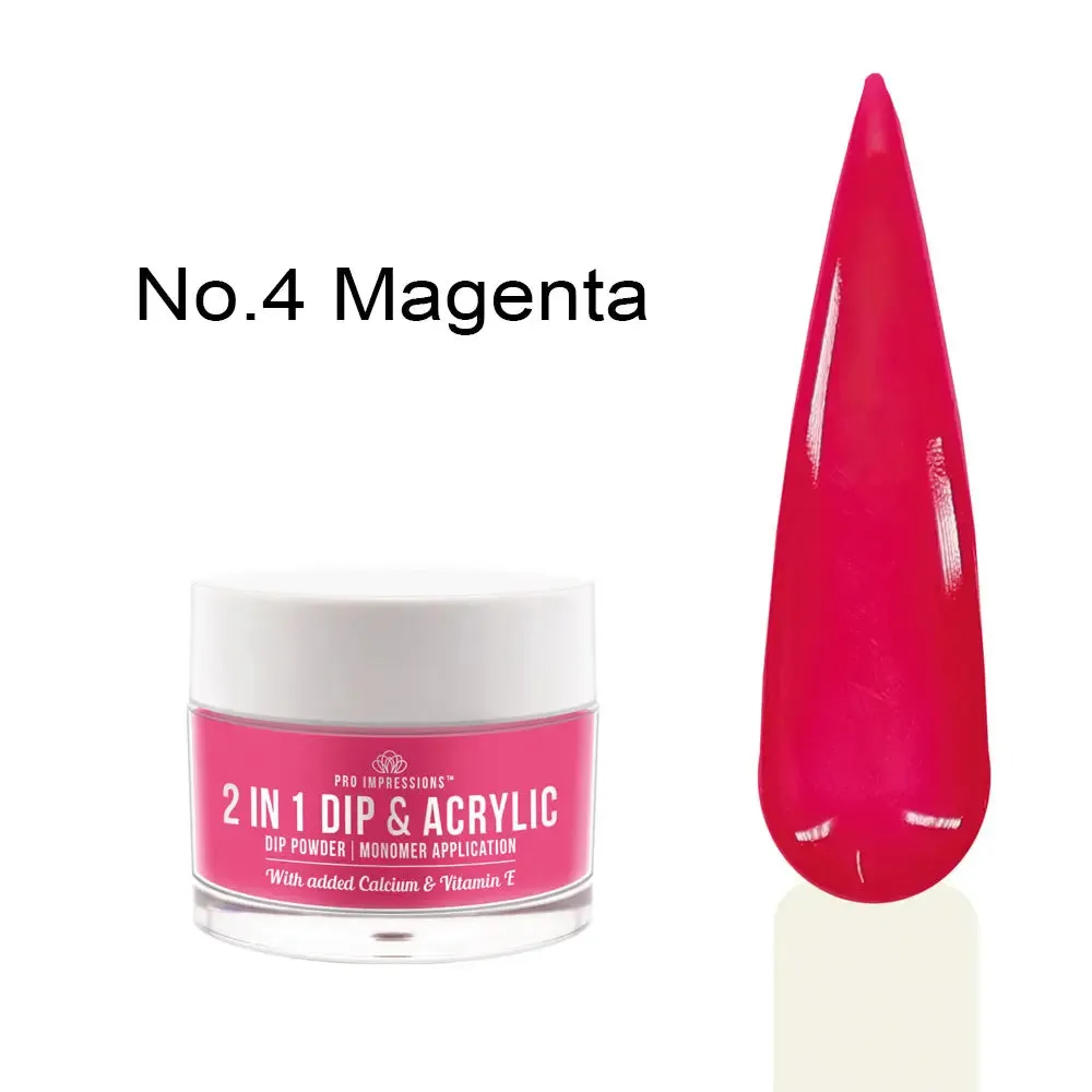 2 In 1 Dip & Acrylic Powder - 6 Piece Starter Kit