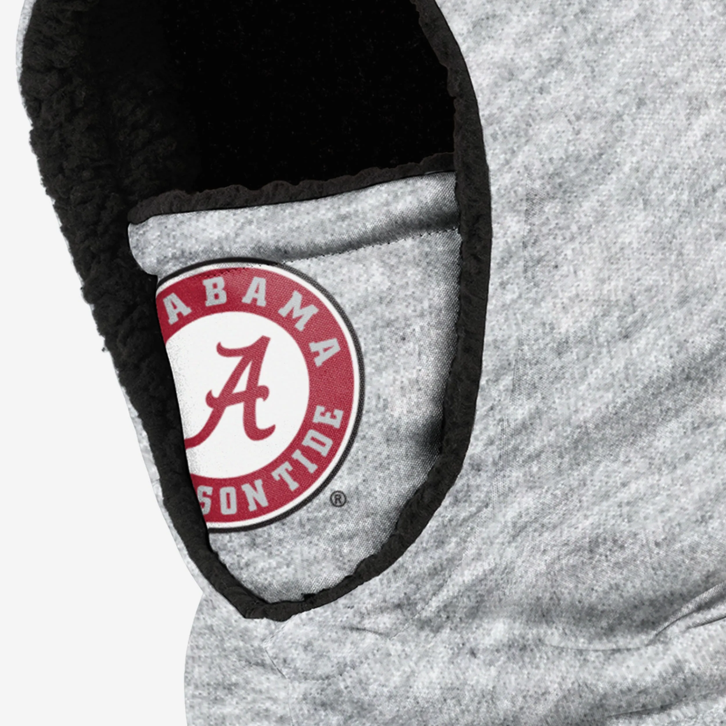 Alabama Crimson Tide Heather Grey Big Logo Hooded Gaiter