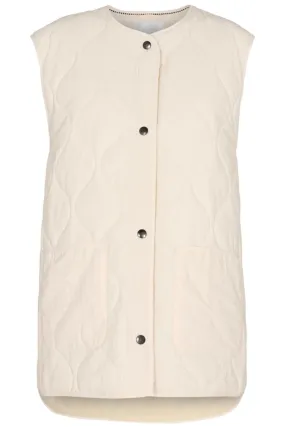 Albana Tech Vest | Pearl | Jakke fra Co'couture