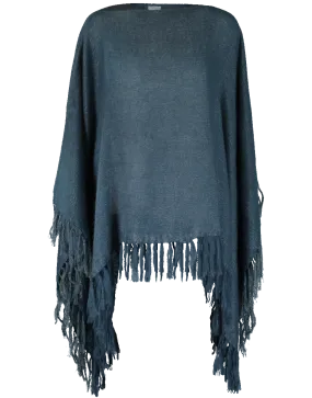 Alpaca Lurex Poncho