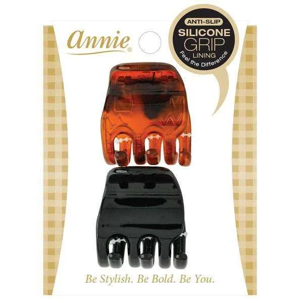 Annie Claw Clip 2ct Silicone Grip