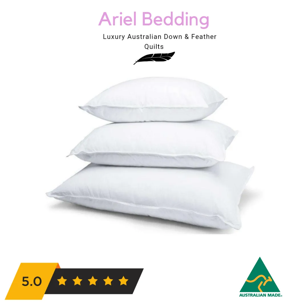 Ariel Bedding 50% Duck Down Pillows