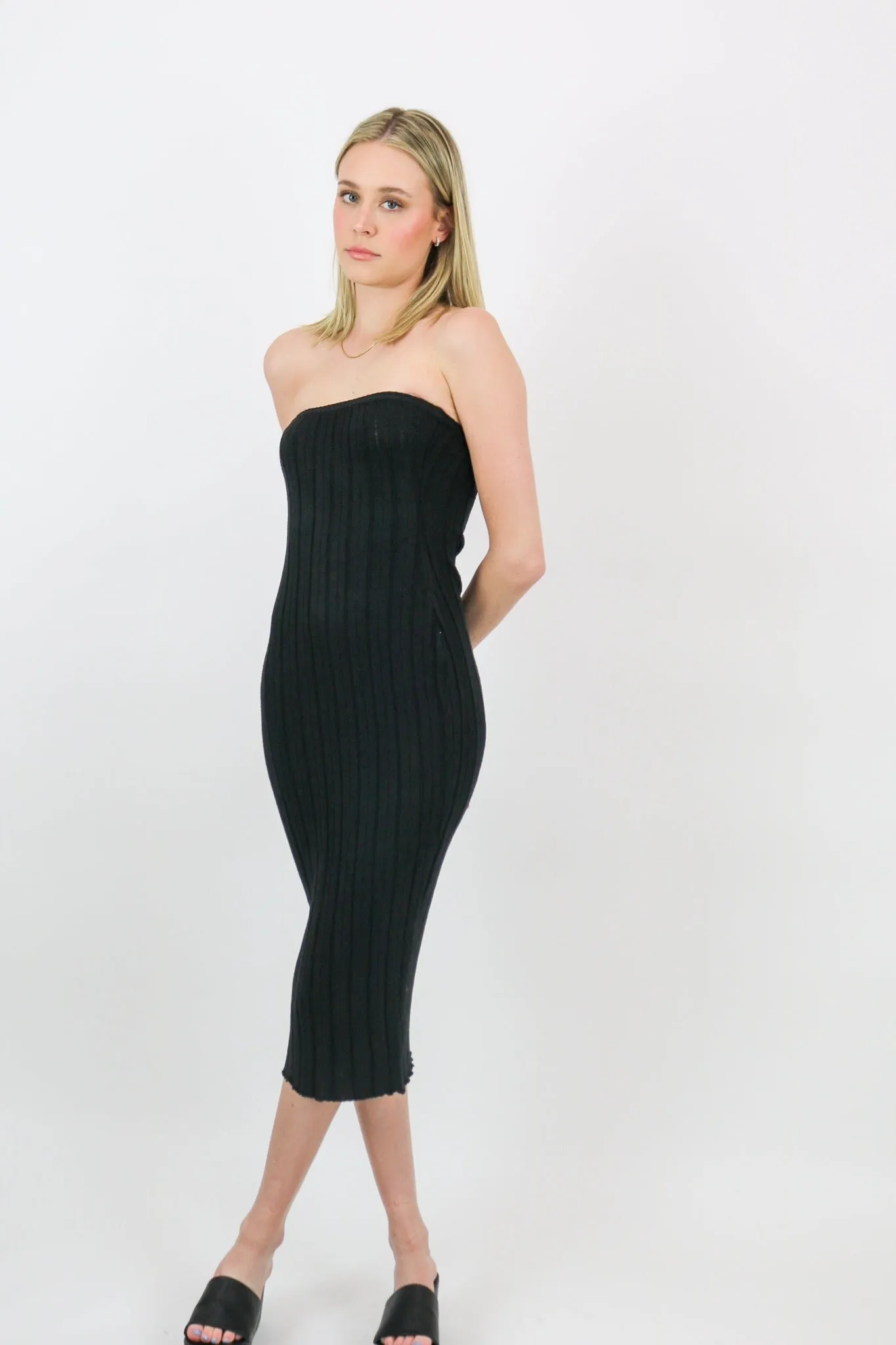 Baha Knit Dress | Black