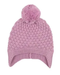 Bebe Lucie Bobble Knit Beanie