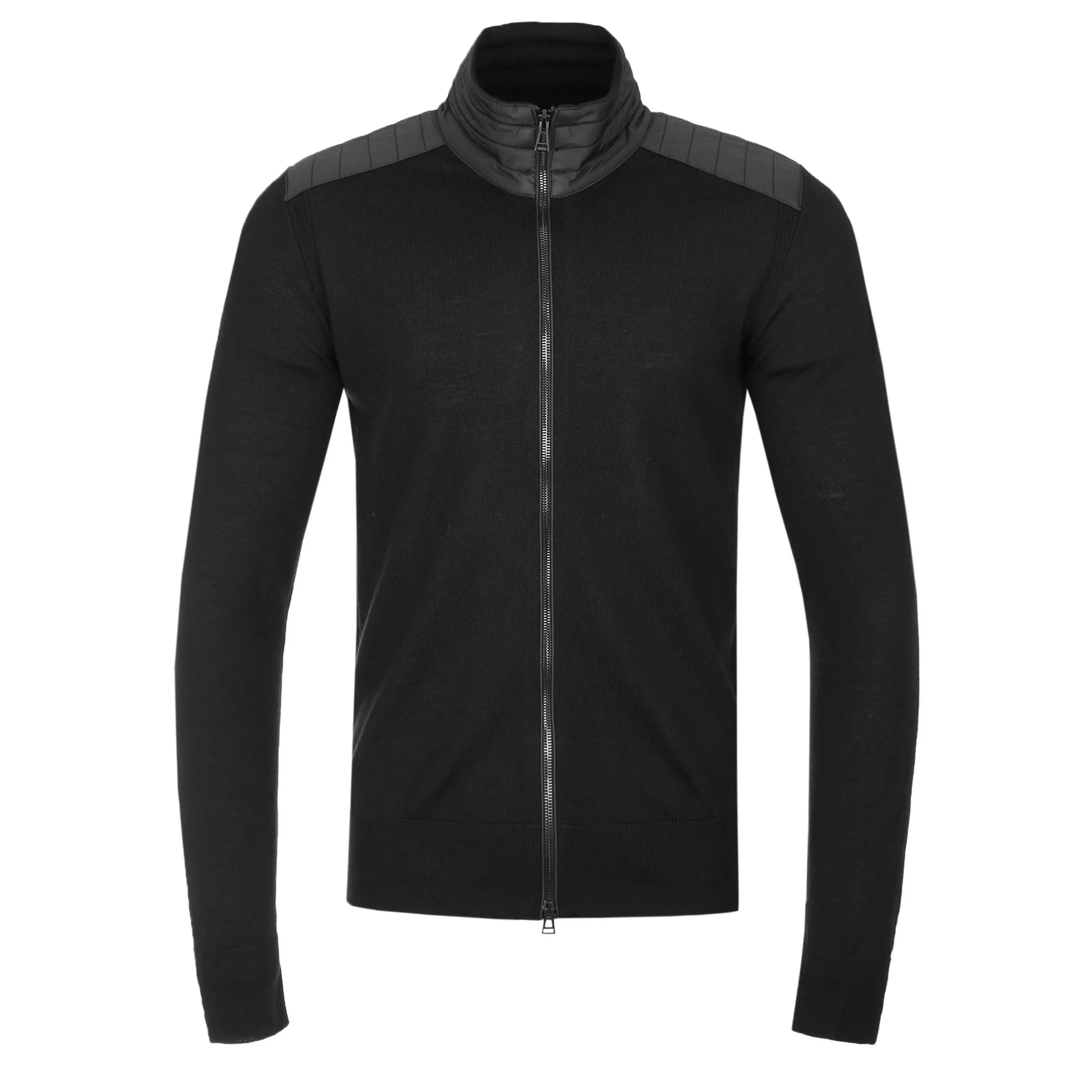 Belstaff Kelby Zip Cardigan in Black