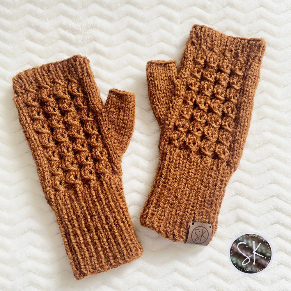 Berry Picker Fingerless Gloves / Fingerless Mittens