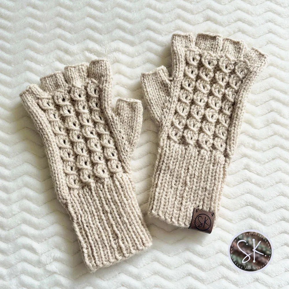 Berry Picker Fingerless Gloves / Fingerless Mittens