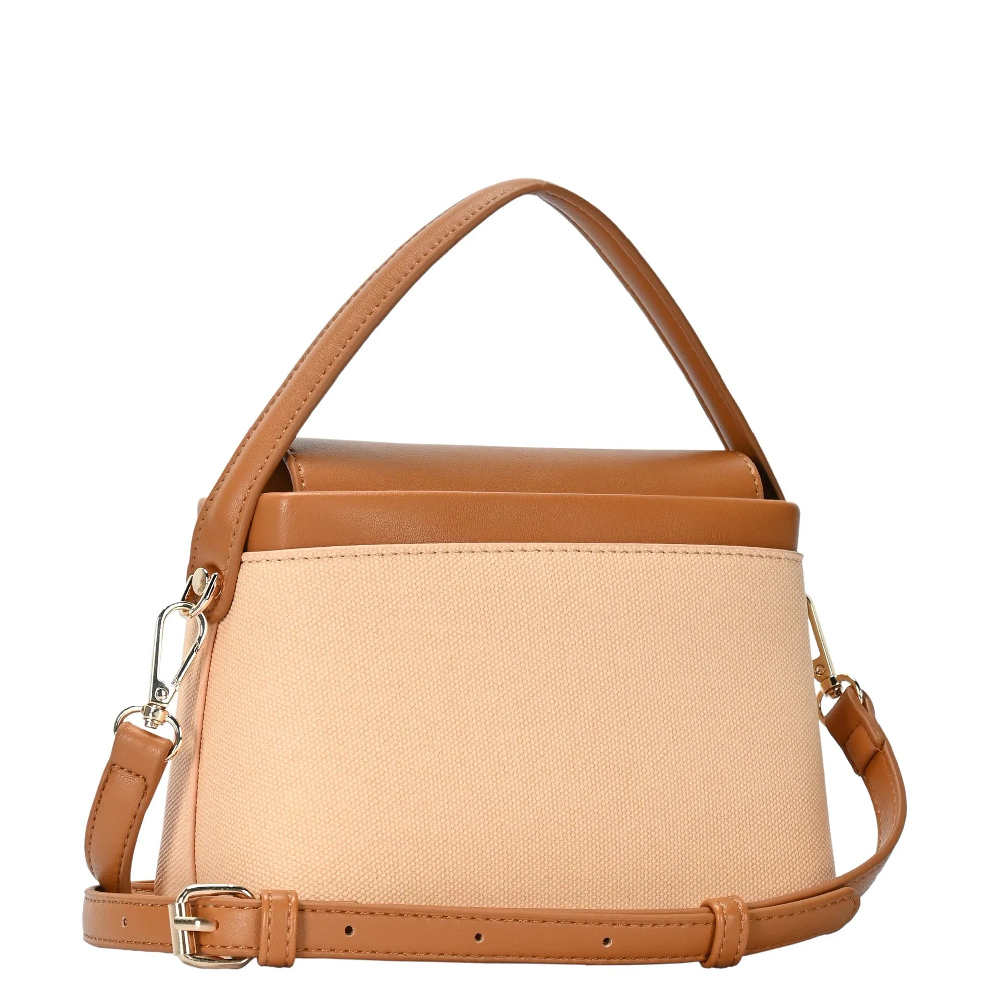 BGW6567 Melanie Twist Lock Satchel/Crossbody Bag