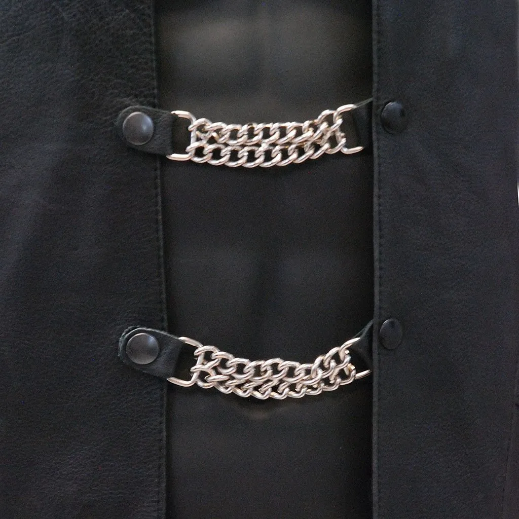 Black Snap Vest Chain Extenders #VC2K