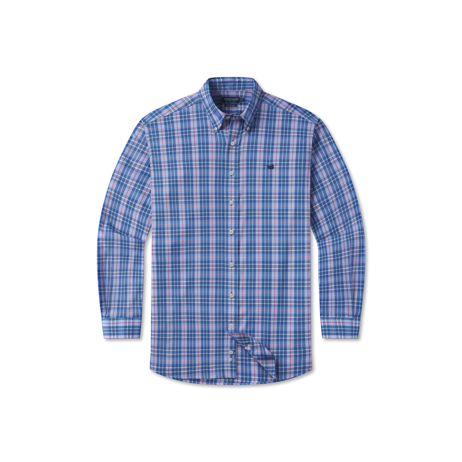 Bluefish Performance Plaid Dress Shirt