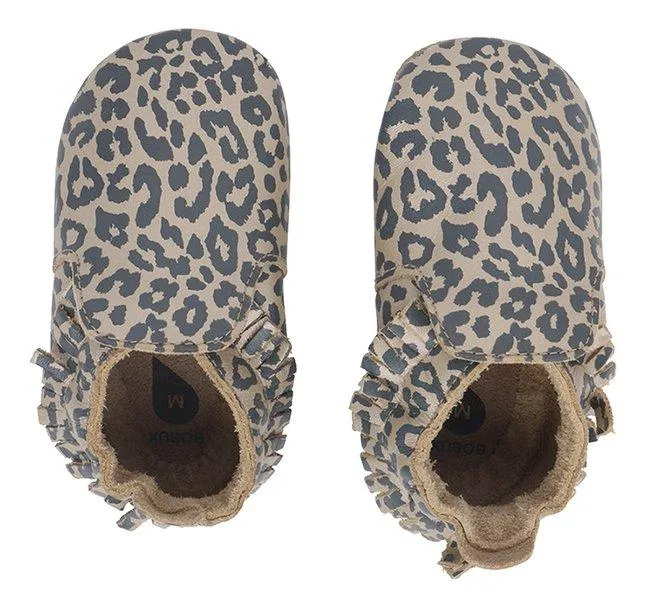 Bobux Soft Soles Gold Leopard