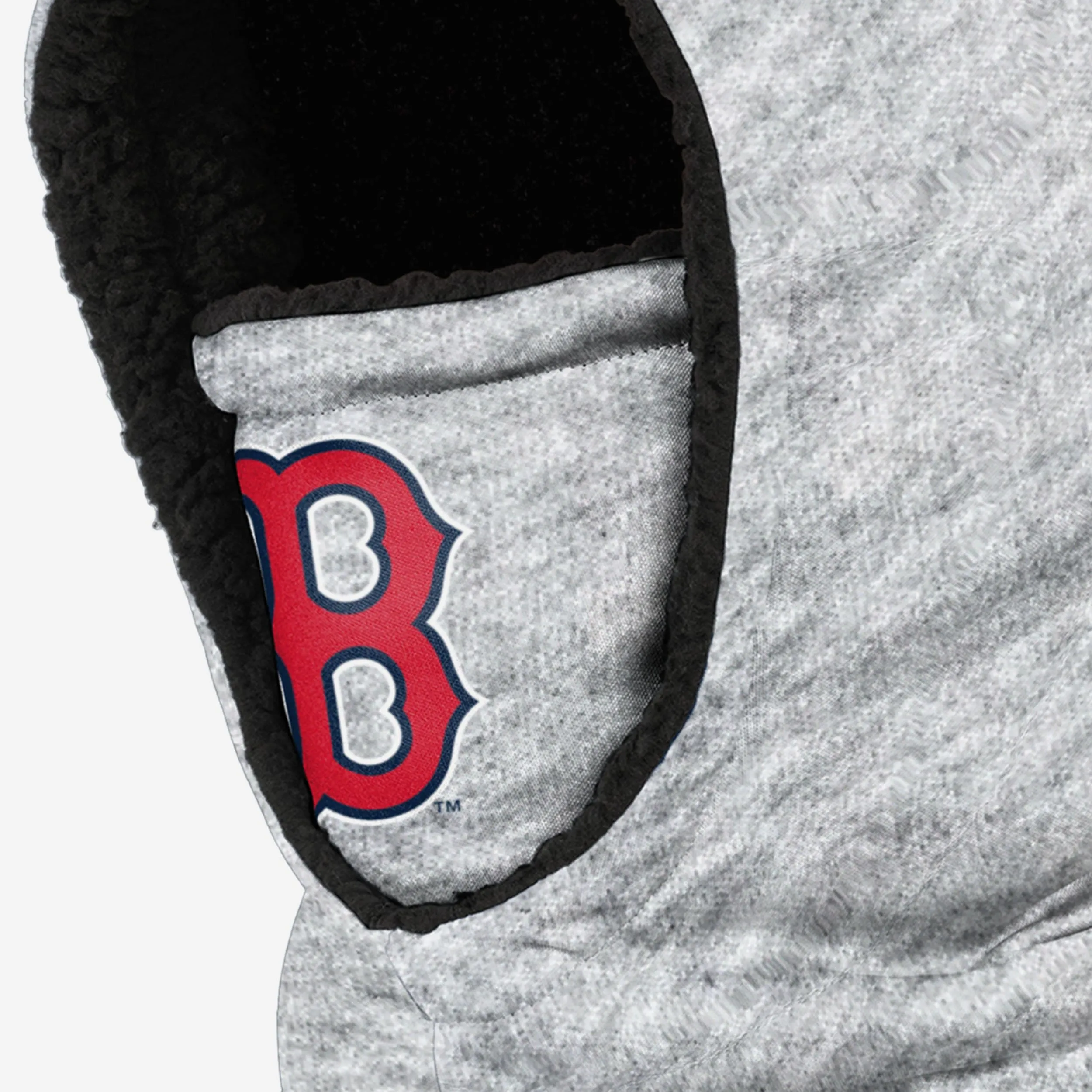 Boston Red Sox Heather Grey Big Logo Hooded Gaiter