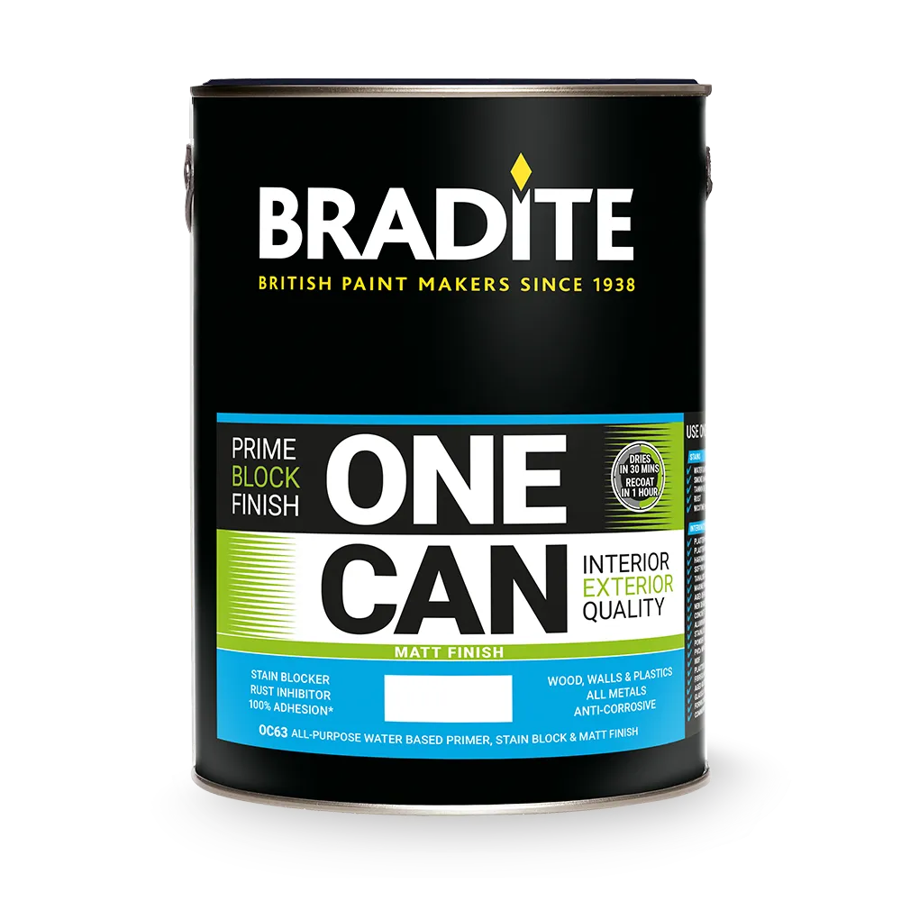 Bradite ONE CAN Block And Finish - White Matt