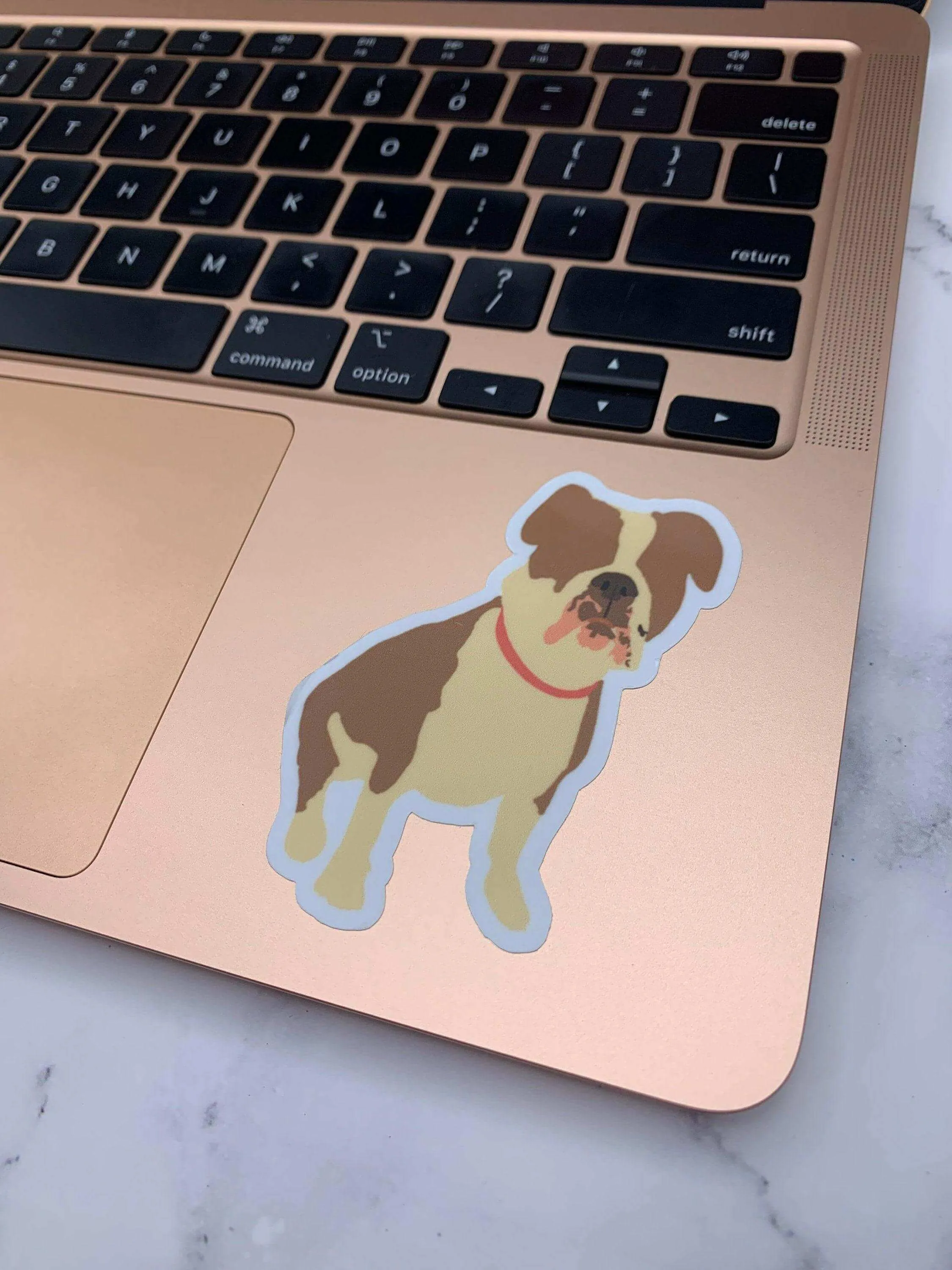 Bulldog Vinyl Sticker