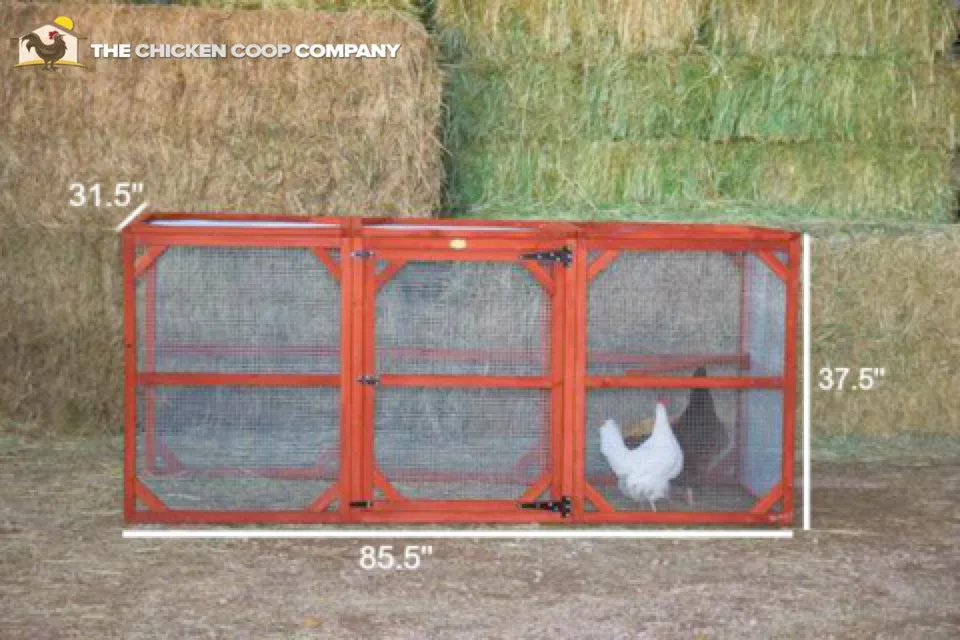 BUNDLE: Orpington Lodge Chicken Coop   Run Extension   Run Roof