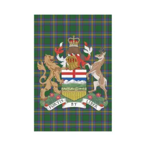 CANADA ALBERTA TARTAN COAT OF ARMS GARDEN FLAG k9