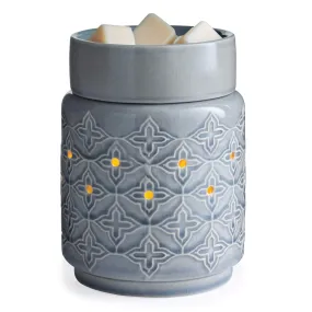 Candle Warmers Etc. Illumination Fragrance Warmer for Warming Scented Candle Wax, Melts or Tarts Grey Jasmine