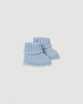 Cashmere Baby Bootees in Blue