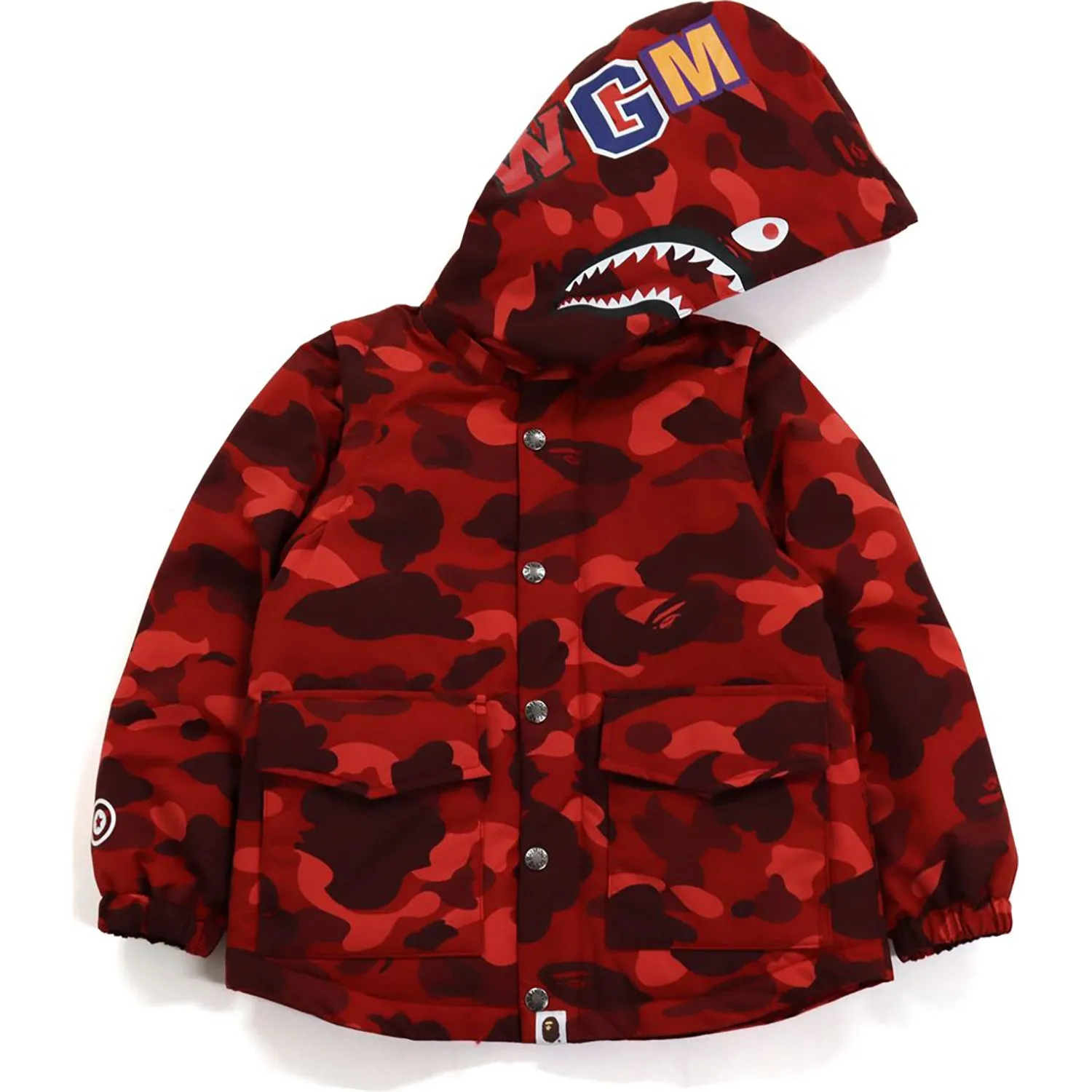 COLOR CAMO SHARK 4WAY DOWN JACKET KIDS