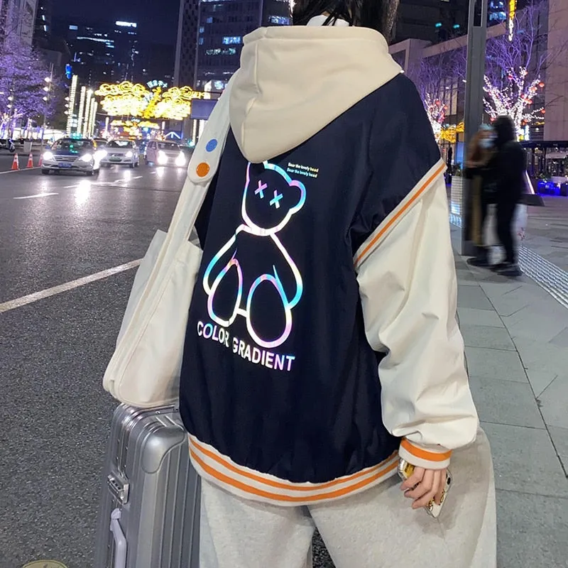 Color Gradient Bear Jacket