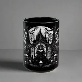 Cursed Sips Gothic Coffee Mug – Unleash the Dark Magic of Every Coffee Moment