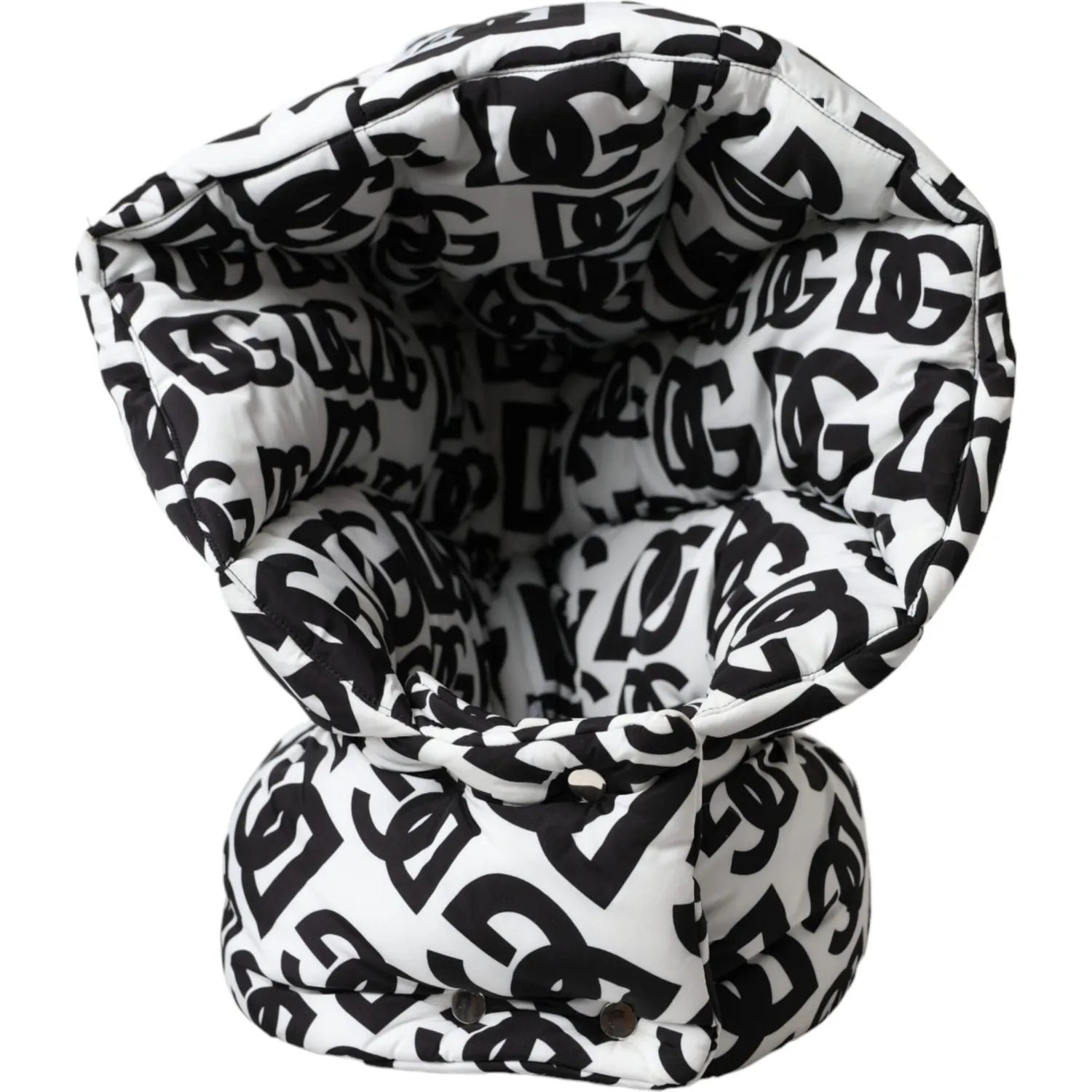 Dolce & Gabbana White Logo Whole Head Wrap Hat Men