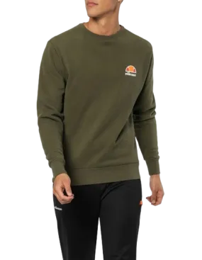 ELLESSE DIVERIA CREW SWEATER - MENS - KHAKI