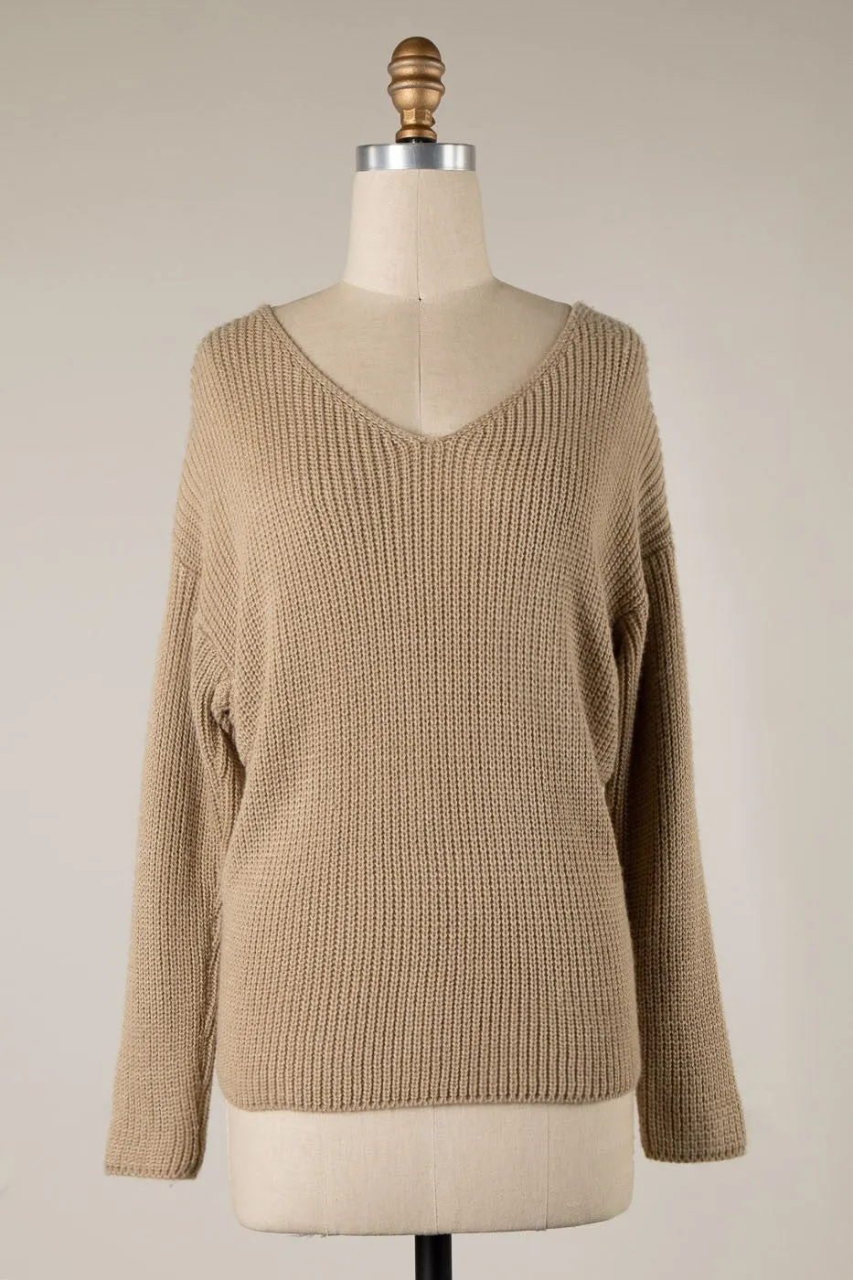 Evermore Sweater - Taupe