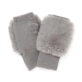 Fingerless Gloves Grey