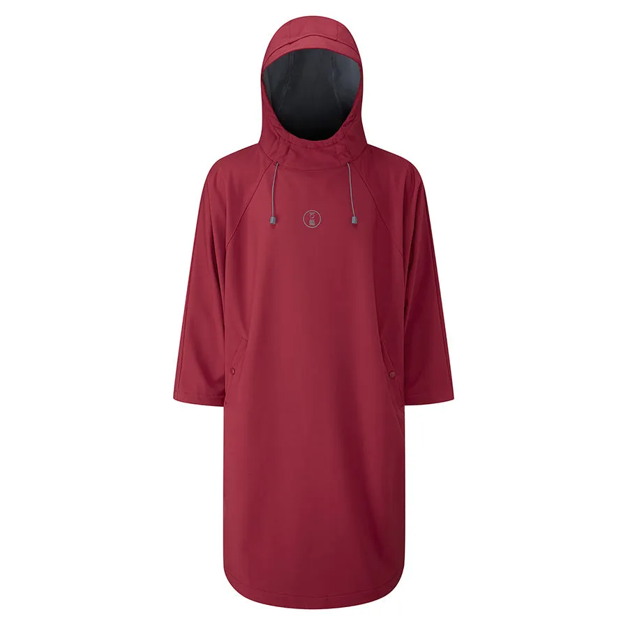 Fourth Element STORM PONCHO BURGUNDY XLARGE