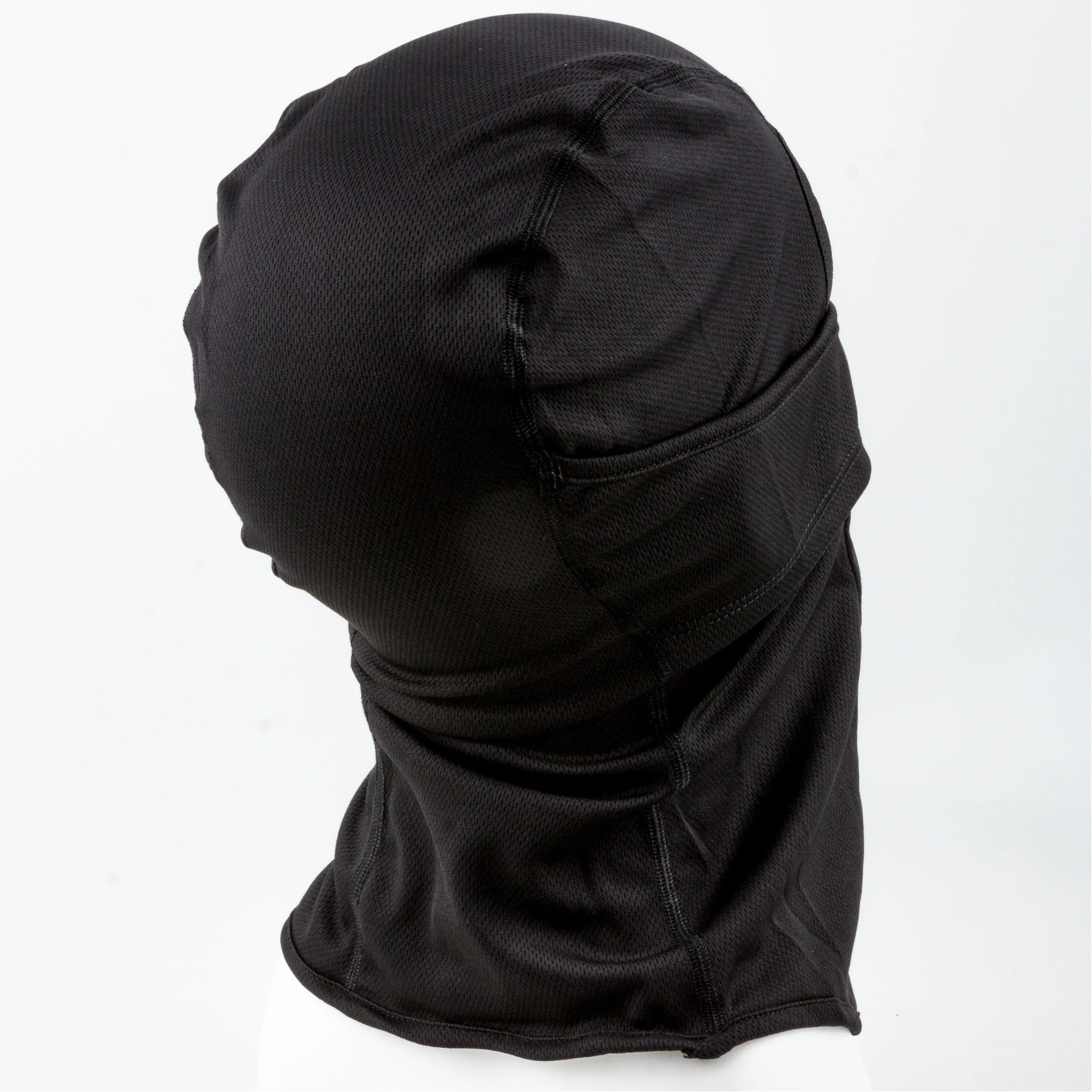 FULL VISOR SUMMER BALACLAVA (LARGE) - BLACK