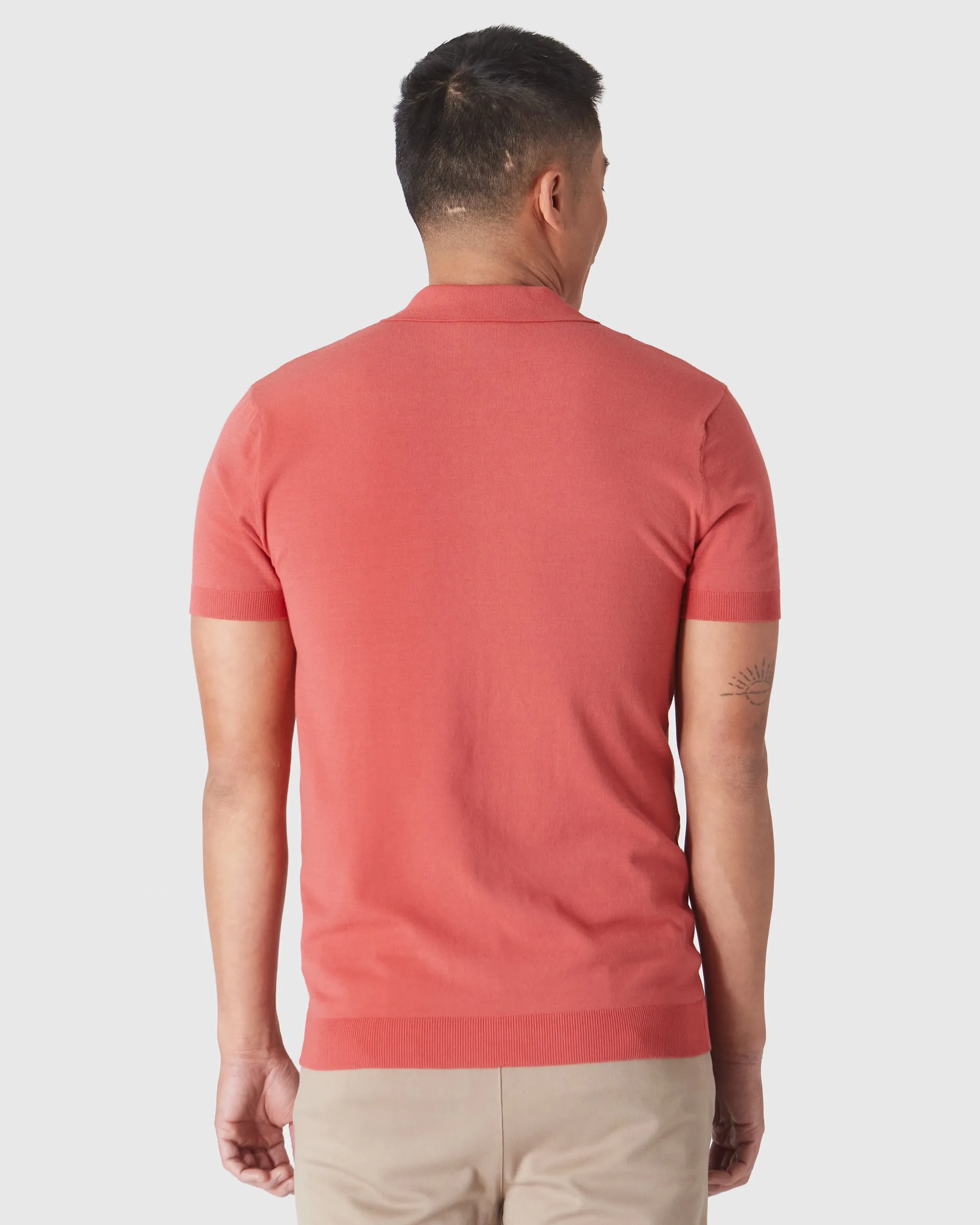 Garnet Short Sleeve Sweater Polo