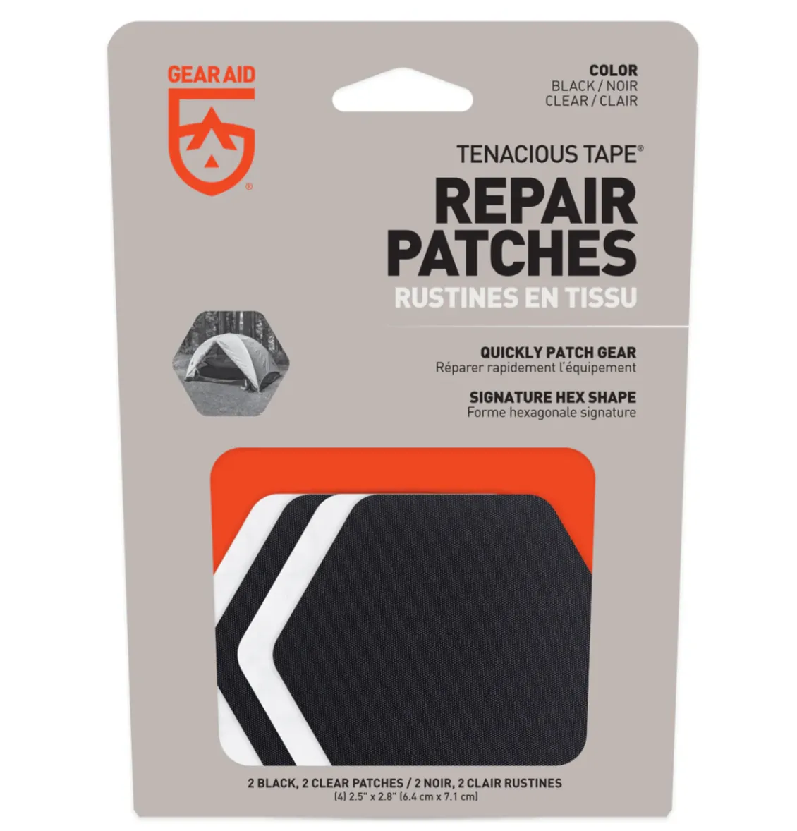 Gear Aid Tenacious Tape Hex Patches 10732