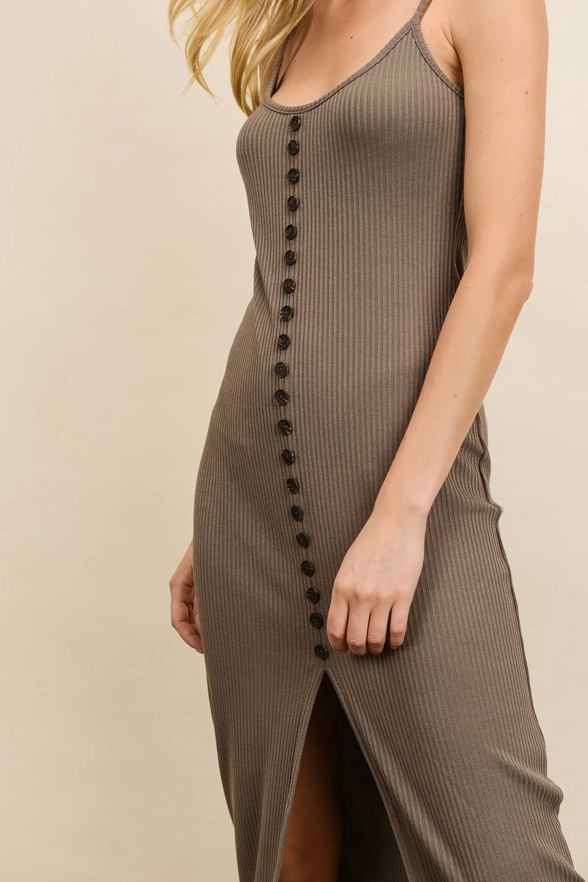 Heather Ribbed Midi Dress