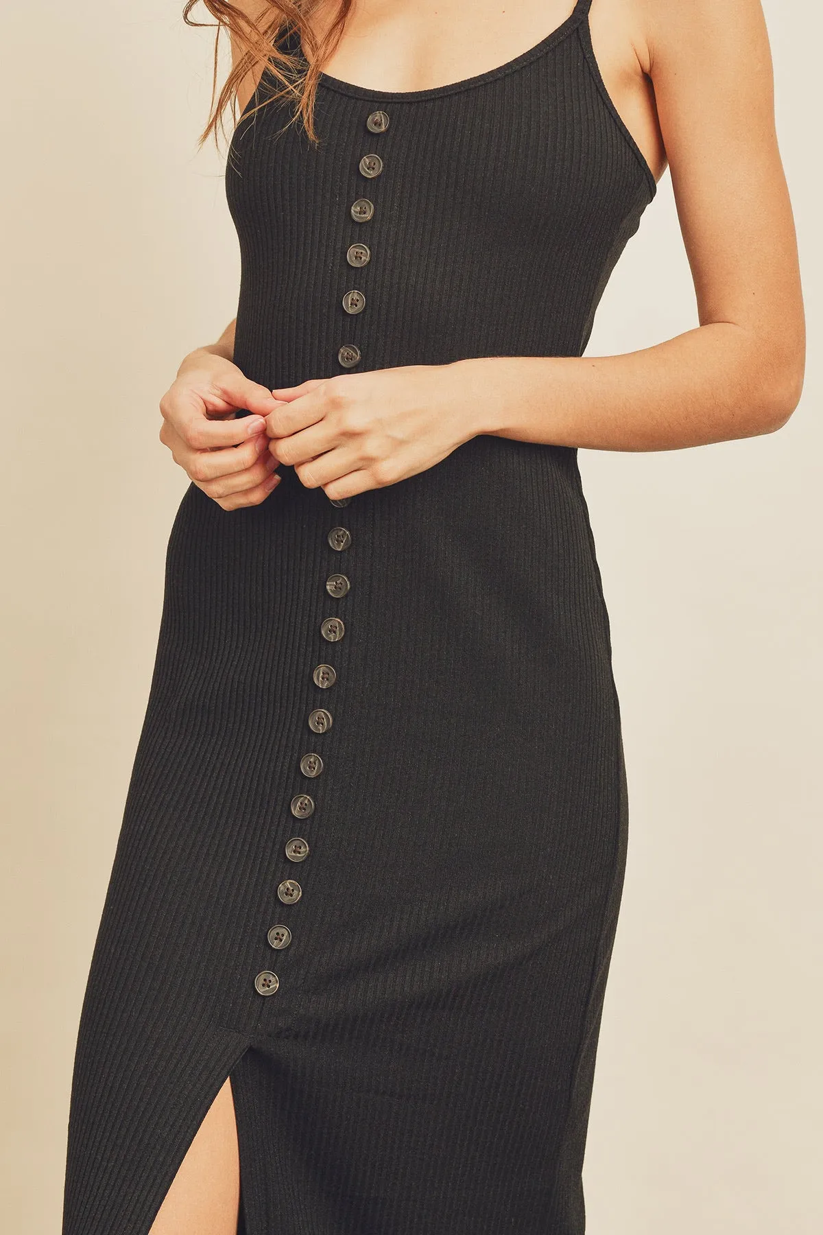 Heather Ribbed Midi Dress