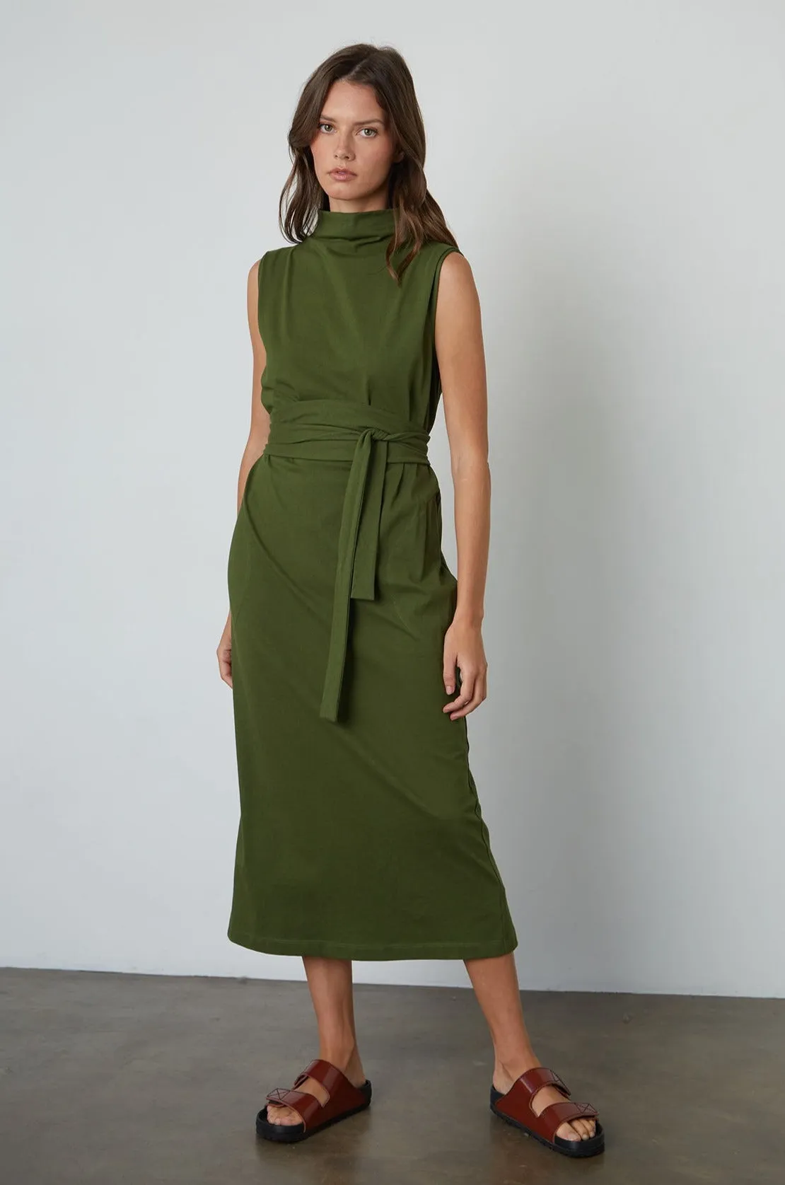 HYDIE MOCK NECK DRESS