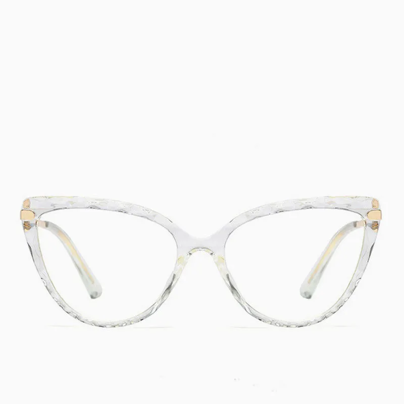 Iconic Style Crystal Effect Antireflective Sunglasses - Clear