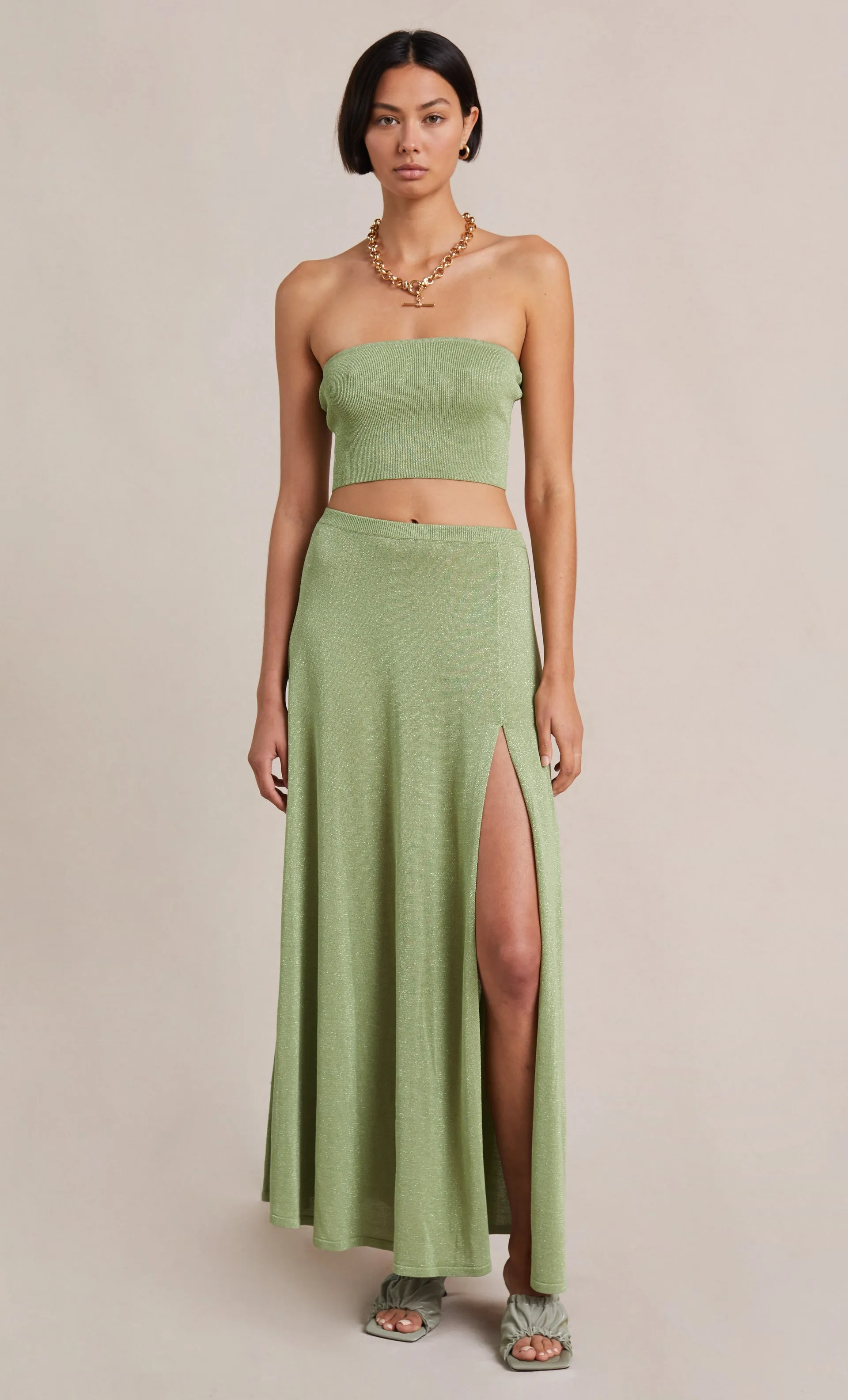 Indya Knit Bandeau - Pistachio