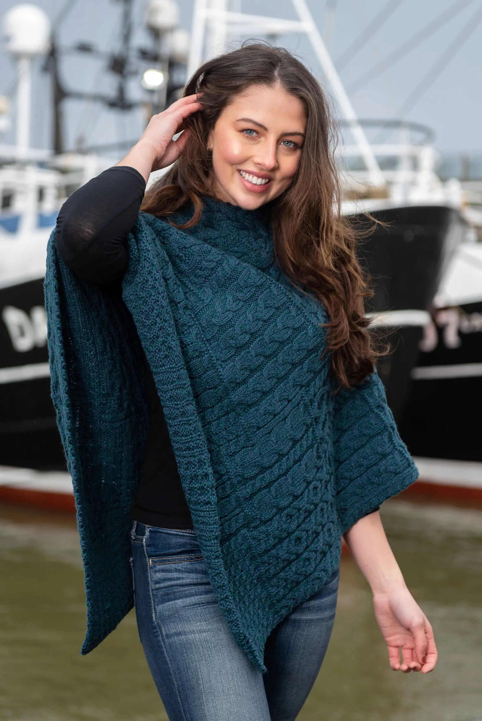 IrelandsEye Poncho | Atlantic