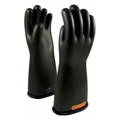 IRG418B - Class 4 (35,000 VOLTS) 18" Length Two Tone - Black/Red Rubber Glove