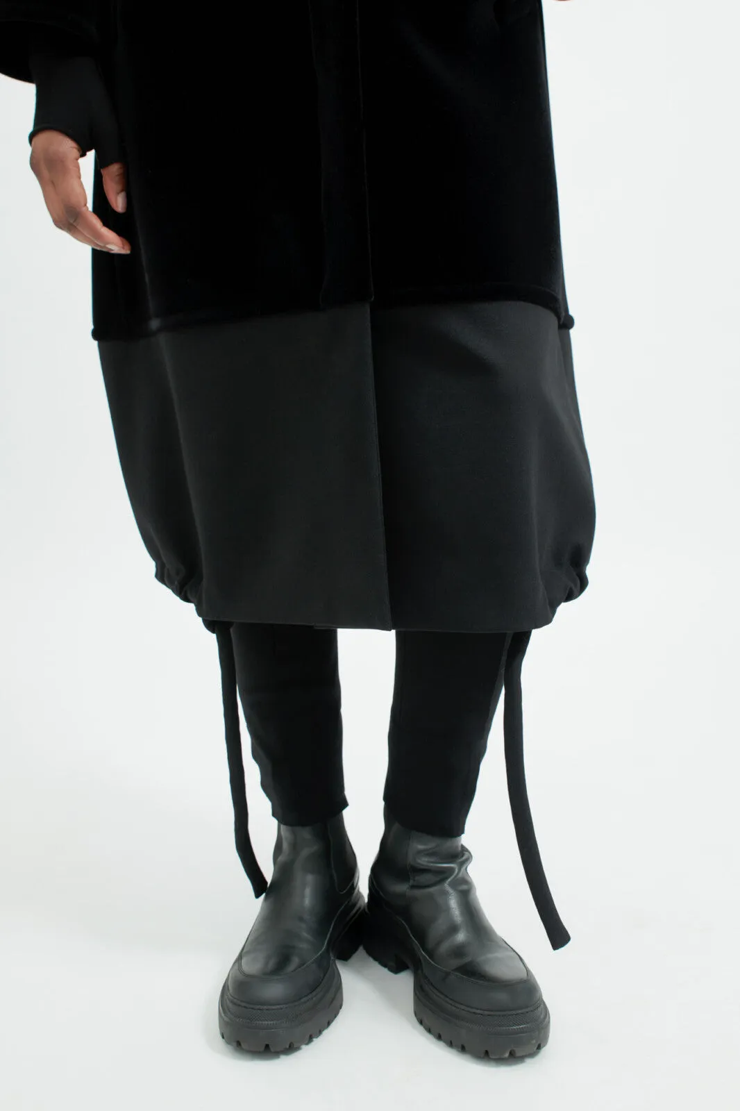 Josch Funnel Neck Long Coat