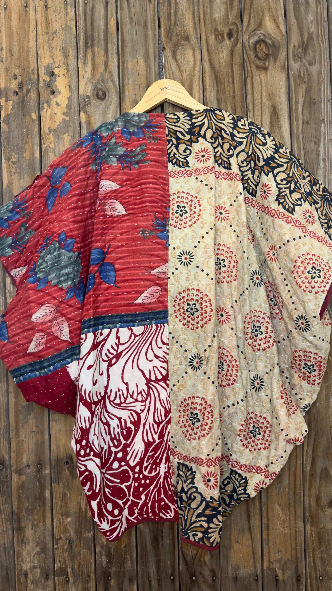 Kantha Cross Front Top - 004