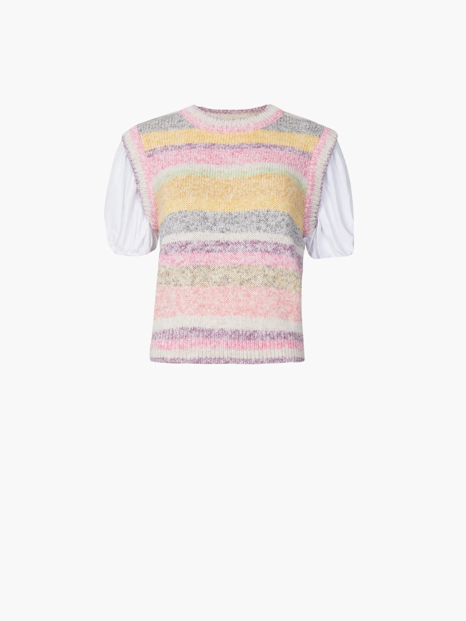 Kasper Space-Dye Mix Media Jumper