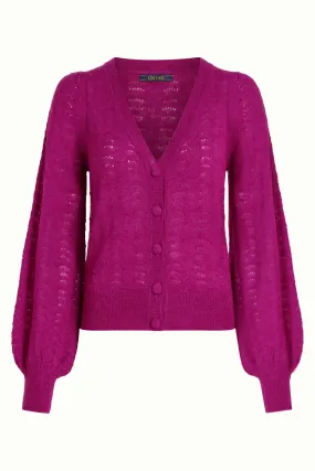 King Louie cardi V terme vivid purple