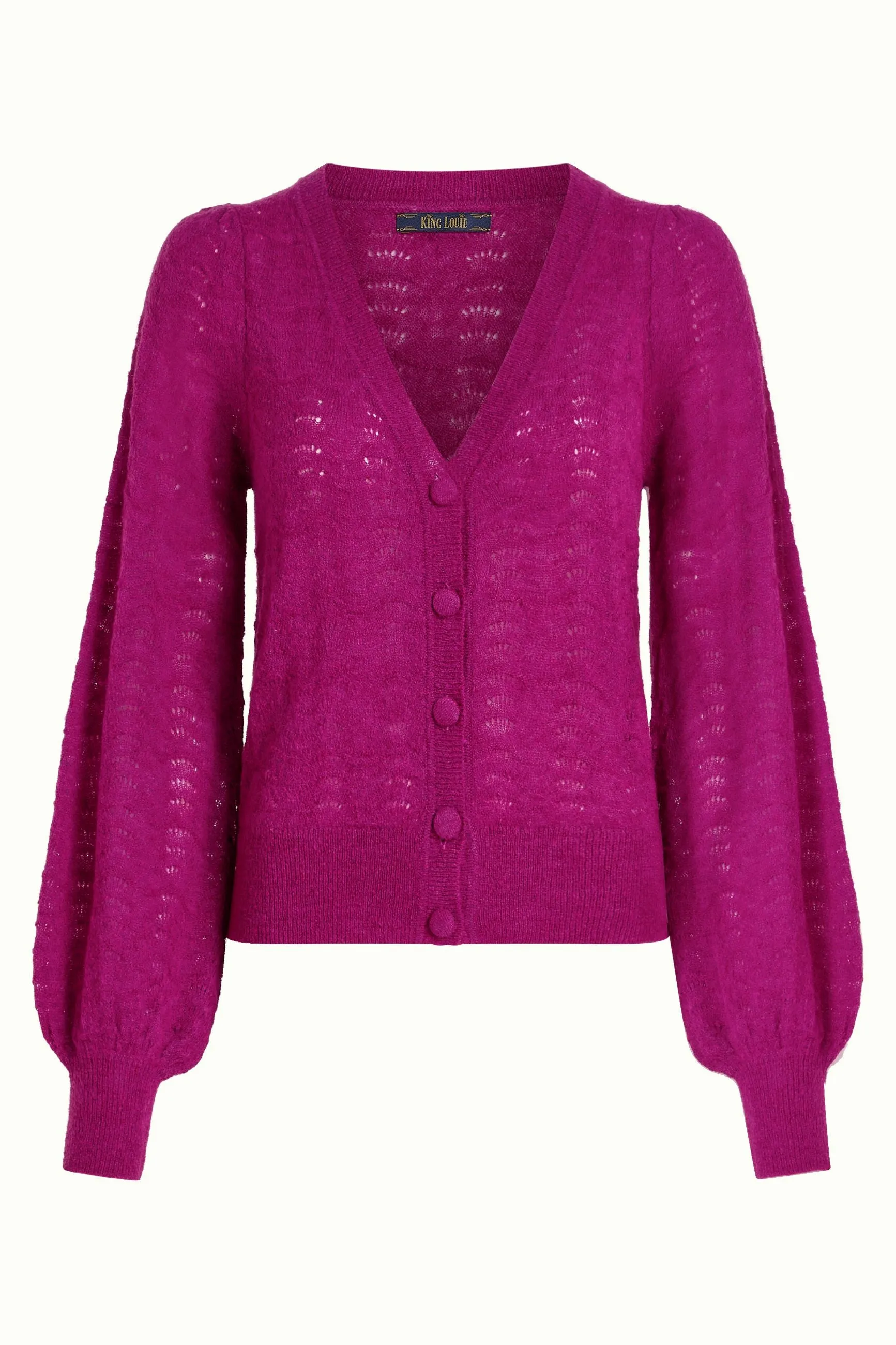 King Louie cardi V terme vivid purple