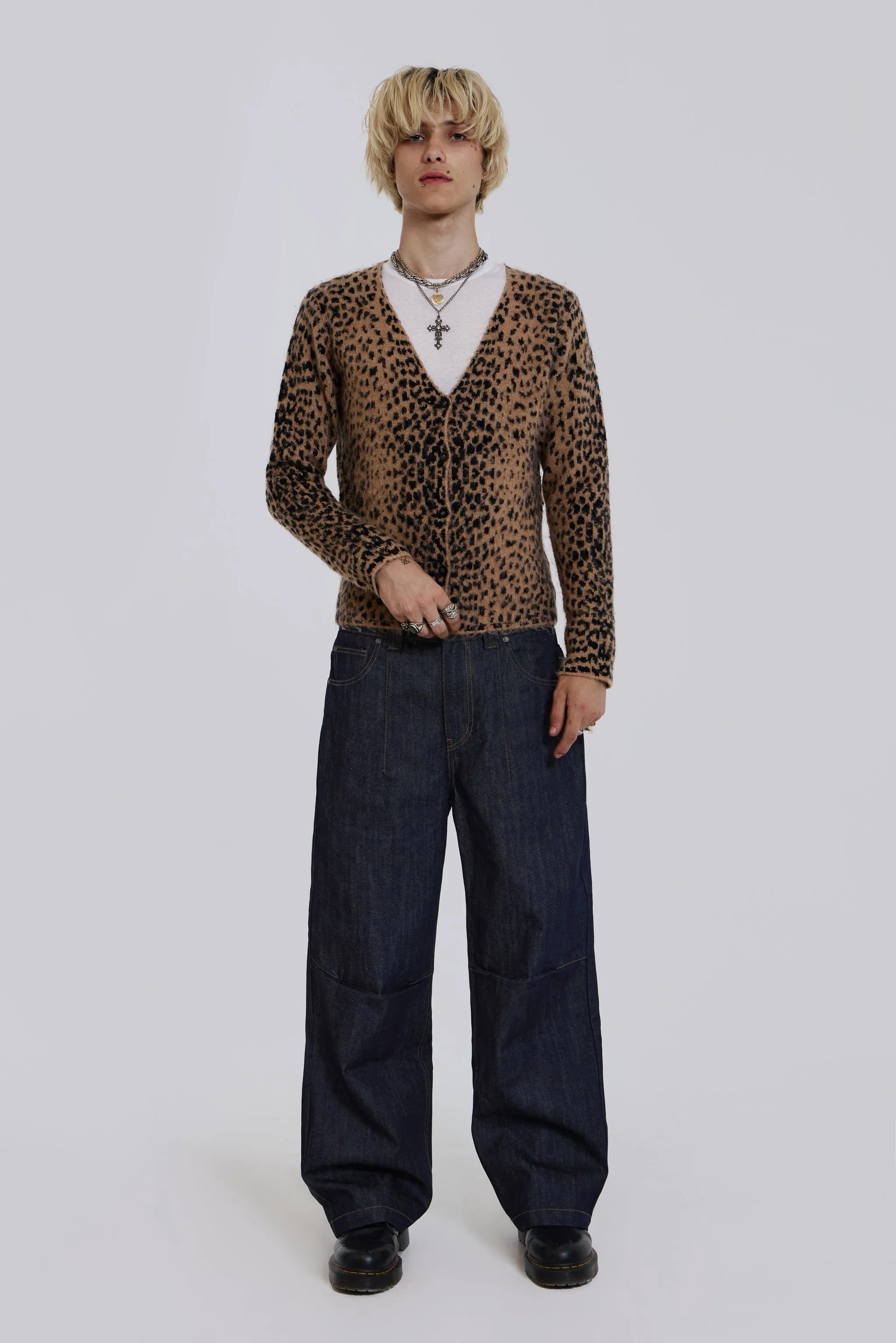 Leopard Chuck Cardigan