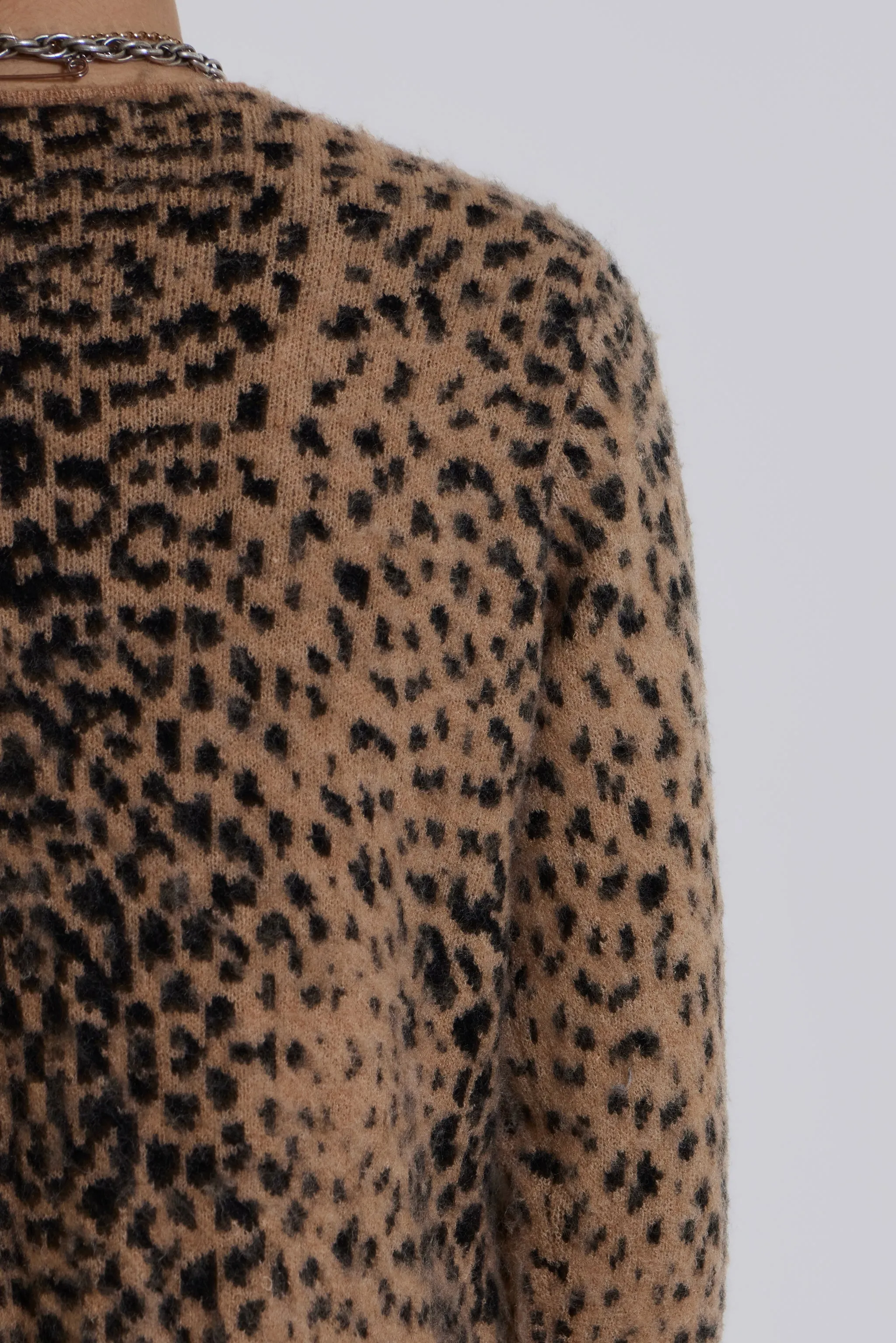 Leopard Chuck Cardigan