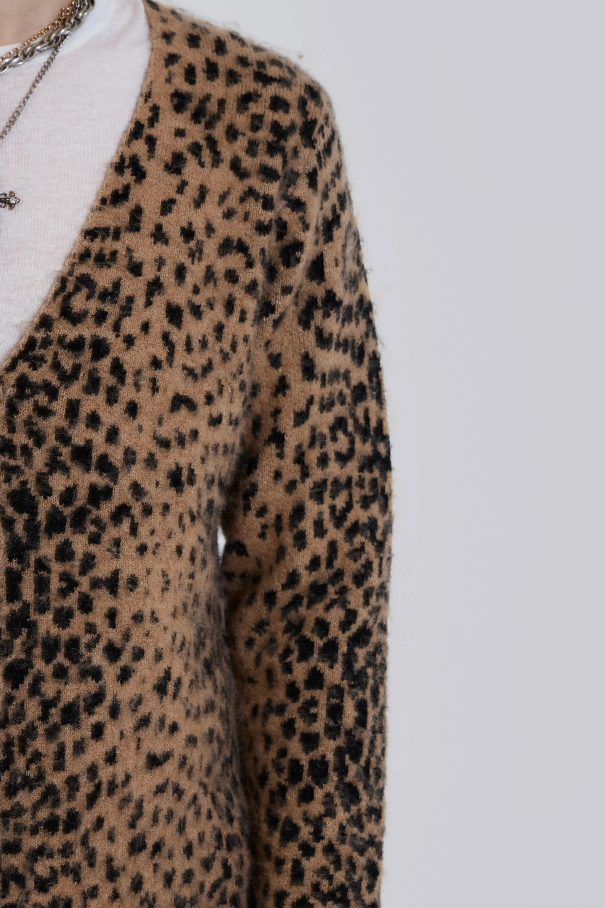 Leopard Chuck Cardigan