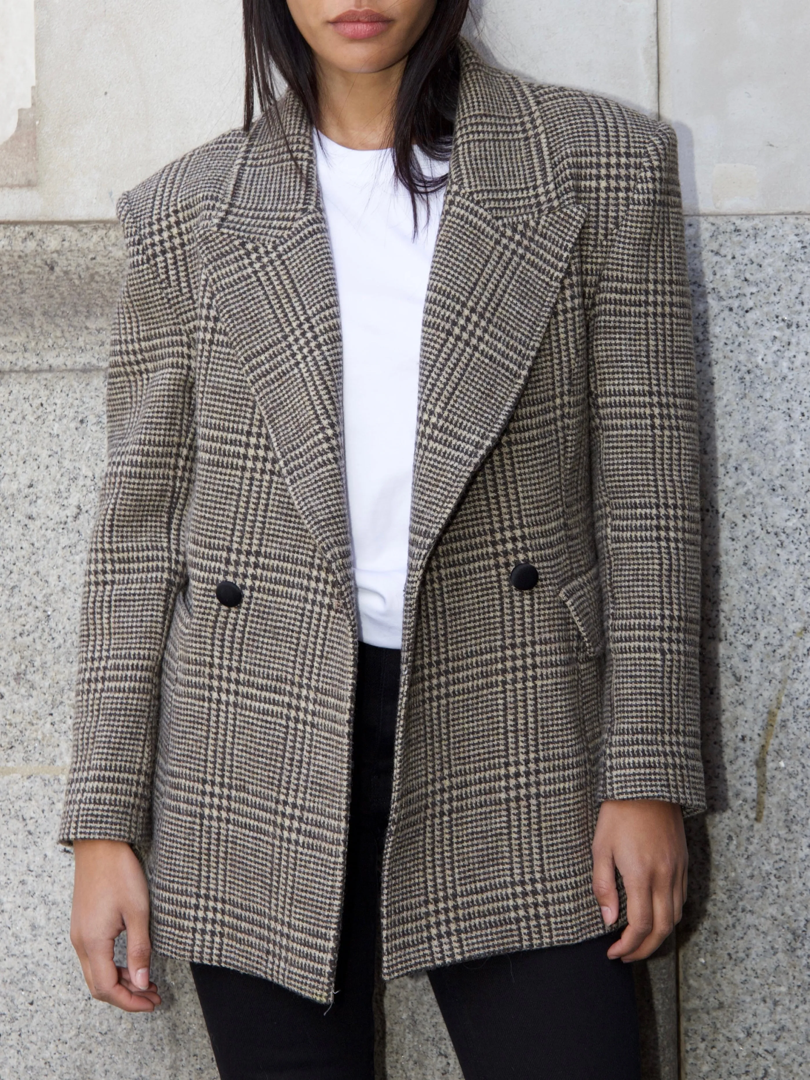 Linda Wool Blazer Brown