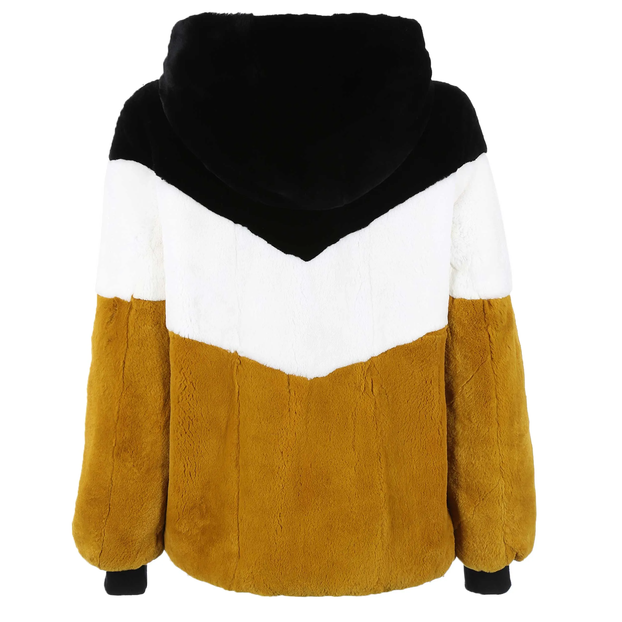 Mackage Fabia Ladies Jacket in Black, White & Mustard